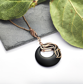 Halskette mit Amethyst